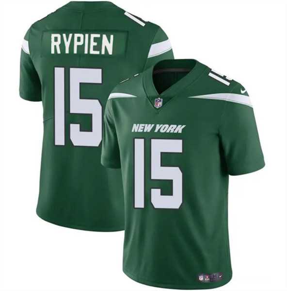 Men & Women & Youth New York Jets #15 Brett Rypien Green Vapor Untouchable Limited Stitched Jersey->new york jets->NFL Jersey